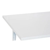 HOMCOM Mesa Plegable de Pared Mesa Abatible de Pared de Madera Ahorra Espacio para Cocina Comedor Dormitorio 60x40x20 cm Blanco(m-8)