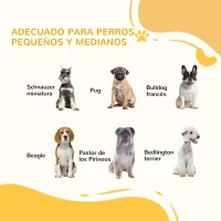 PawHut Parque para Mascotas Plegable de 6 Paneles 60x70 cm con Pies de Goma Antideslizantes y Forma Personalizable Blanco(m-4)