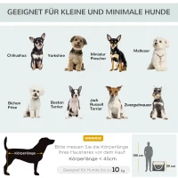 PawHut Hundebox faltbare Hundetransportbox Haustierrucksack mit Kissen Reisetasche Transportbox für Tier wasserdicht Oxfordstoff Dunkelgrau 70 x 51 x 59 cm(m-5)