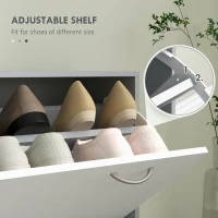 HOMCOM Three-in-One Hallway Storage Set - Grey/White(m-6)