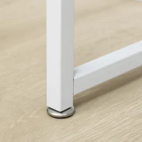 HOMCOM L Shaped Desk, 120cm Computer Desk, Corner Desk with 2 Drawers and 3 Storage Compartments for Home Office, Study Workstation, Oak(m-8)