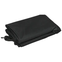 Outsunny Housse de protection pour barbecue en tissu 300D Oxford, imperméable, anti-UV, avec boucles coupe-vent 188 x 71 x 125cm(m-9)