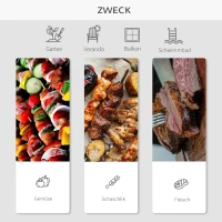 Outsunny Grillwagen Kohlegrill Standgrill BBQ rund mit Aschefänger Metall Schwarz Ø57 x 94 cm(m-5)