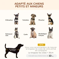 PawHut Lit chien sureleve avec parasol, lit de camp chien chat sur pieds tissu Oxford respirant, anti-UV cadre en métal sac de transport inclus couchage extérieur pour chat 161 x 46 x 61 cm gris noir(m-7)