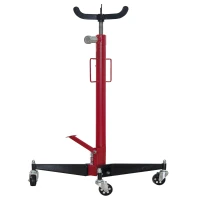 Homcom Vérin de Fosse Hydraulique en Métal Rouge 112 x 23 x 28 cm(m-6)