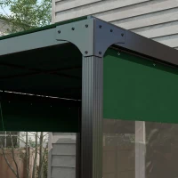 Outsunny Set of Two 3 x 2m Replacement Pergola Panels - Green(m-7)