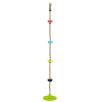 HOMCOM Corda da Arrampicata per Bambini da 3-12 Anni, per Casa e Giardino,  200x29cm(m-10)