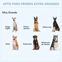PawHut Jaula de Metal para Perros 109x76x87 cm Perrera Metálico con Ruedas y Frenos Bandeja Extraíble y Puerta con Pestillo para Golden Retriver Labrador Negro(m-7)