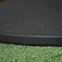 Outsunny Pied de Parasol Rond Base de lestage Parasol Ø 49 x 34,5H cm Poids Net 20 Kg Ciment PVC Noir(m-8)