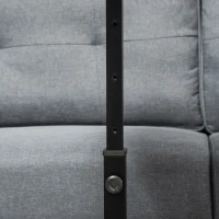 HOMCOM Laptop Table Height Adjustable, Mobile Laptop Stand with Wheels, Sofa Side Table for Home Office, Rustic Brown(m-7)