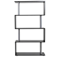 HOMCOM Libreria di Design in legno Mobili Ufficio Scaffale(m-1)