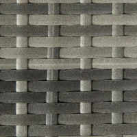 Outsunny Outdoor Coffee Table, Garden PE Rattan Side Table with Plastic Board Under the Full Woven Table Top and Rectangular Frame for Patio, Balcony, Mixed Grey(m-9)