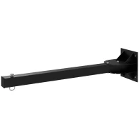 SPORTNOW Boxsackhalterung, Wandmontage, 9 Winkel, Stahl, bis 100 kg, Schwarz(m-1)