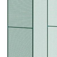 Outsunny Set of 2 Fruit Cage Bird Netting, Vegetable Plant Protection Tent with Zipped Door, Anti Bird, Insects, Small Animals, 1.2 x 1.2 x 1.8m, Dark Green(m-9)