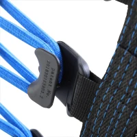 HOMCOM Fitness-Trampolin, Trampolin für Joga, Gartentrampolin, Stahl+Kunststoff, Blau, Ø105 x 26H cm(m-9)