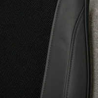 HOMCOM Siège de massage shiatsu massage du dos chauffant pétrissage et vibration avec télécommande pour bureau 48W - noir(m-9)