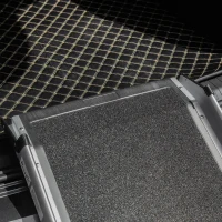 PawHut Haustierrampe klappbar größenverstellbar Aluminium Schwarz + Silber(m-8)