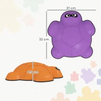 AIYAPLAY 6-Piece Balance Stepping Stones with Non-Slip Edge, Indoor Outdoor Obstacle Courses for Ages 3-8 Years, Multicoloured(m-3)