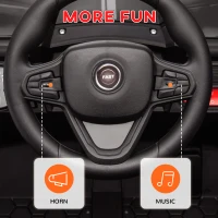 AIYAPLAY 12V Battery Powered Ride on Truck w/ Remote, Four Suspension Wheels, Horn, Lights, Music, USB, for Ages 3-5 Years, Black(m-8)