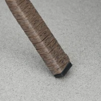 Outsunny Rattan Gartenmöbel Set für 4 Personen Balkonmöbel Set Sofa mit Hocker Tisch Stahl Braun 65 x 66 x 75 cm(m-8)