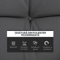 Outsunny Set de 4 Perne pentru Sezut si Spatar pentru Exterior(m-4)