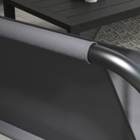 Outsunny Coprisedile per Dondolo da Giardino in Tessuto a Rete, 115x45x45cm, Grigio(m-9)