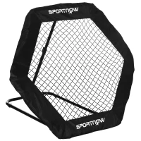 SPORTNOW Football Rebounder Net with 5 Adjustable Angles, Foldable Football Kickback Target Goal for Play Training Teaching, Indoor and Outdoor Use(m-11)
