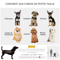 PawHut Poussette pour chiens 3 en 1 pliable panier de transport avec poignée habillage de pluie 77 x 44 x 100 cm gris(m-7)