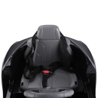 HOMCOM Kinderauto von Lexus Kinderfahrzeug für 3-6 Jahre Elektroauto mit MP3 Musik Schwarz 106 x 43 x 44 cm(m-8)