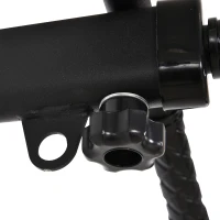 HOMCOM Barras de Dominadas para Pared Entrenamiento Muscular Pull Up para Casa Carga Máxima 150 kg Negro(m-8)