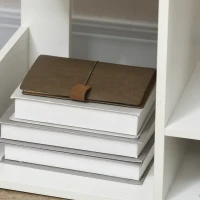 HOMCOM Mobile Libreria ad Albero con 13 Ripiani in Legno Truciolare, 96x30x150cm(m-9)