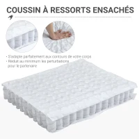 HOMCOM Canapé 3 places en tissu velours côtelé 197 cm  avec accoudoirs et dossier rembourrées 2 oreillers noir(m-6)