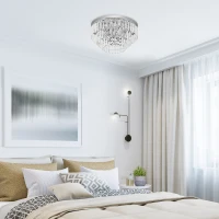 HOMCOM 122 Crystallite Ceiling Chandelier(m-7)