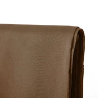 Outsunny 4 Pack Replacement Gazebo Curtains Privacy Panel for Most 3 x 4m Gazebo Canopy Pavillion Outdoor Shelter Sidewalls Accessories Dark Brown(m-8)