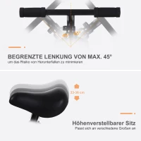 HOMCOM Kinder Laufrad ab 2-5 Jahre Lauflernrad mit Stützrädern, Pedalen, Höhenverstellbarem Sitz, Spielzeug Balance Bike für Kleinkinder Erste Geburtstag Geschenk, Schwarz(m-5)