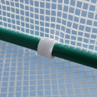 Outsunny Invernadero Tipo Caseta de Jardín o Terraza 6x3x2 m para Cultivo de Plantas y Semillas Color Blanco(m-8)