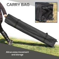 Outsunny 3 x 3(m) Pop Up Gazebo with Mosquito Netting, 1 Person Easy up Marquee Party Tent with 1-Button Push, Double Roof, Carry Bag, Sandbags, Height Adjustable Instant Shelter, Khaki(m-8)