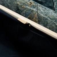 Outsunny Letto per Orto Rialzato in Legno, Fioriera da Giardino per Piante e Ortaggi, 117x117x30cm(m-7)