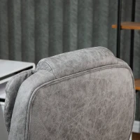 Vinsetto Ergonomic Office Chair Comfortable Desk Chair with Armrests Adjustable Height Reclining and Tilt Function Grey(m-9)