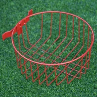 Outsunny 2 en 1 Tabouret pivotant Chariot Mobile de Jardin Charge Max. 150 Kg Rouge et Noir(m-8)