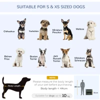 PawHut 69cm Pet Carrier, with Cushion, for Miniature and Small Dogs - Grey(m-5)