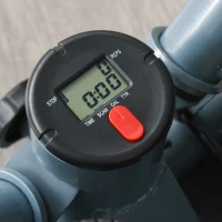 HOMCOM Mini Stepper Step Machine with Resistance Bands and Cushion Mat for Leg Arm Full Body Training Fitness Stair Stepper(m-7)