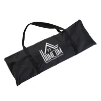 HOMCOM Cage de foot but de foot 183L x 50l x 122H cm portable avec sac de transport acier fibre verre filet PE(m-5)