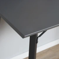 HOMCOM Small Computer Desk with Monitor Stand, Drawer and Storage Compartments, Home Office Desk for Small Spaces, Study Table, Black(m-7)