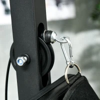 SPORTNOW Station de musculation Station à Poulie, tirage poitrine - lat pulldown machine - banc de musculation Musculation(m-8)