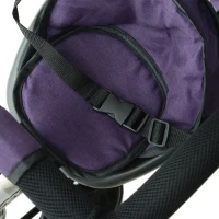 HOMCOM Tricycle Enfant évolutif Pare-Soleil Pliable Canne télescopique Amovible 92 x 51 x 110 cm Acier Violet Blanc(m-9)