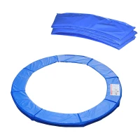 HOMCOM Trampolin Randabdeckung Sicherheitsnetz Wetterplane 8ft 10ft 12ft 15ft Randabdeckung: Ø 305cm-Blau(Trampolin nicht enthalten)(m-10)