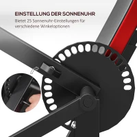 SPORTNOW Curlbank & Trizeps-Extension, 5 Sitzverstellungen, 25 Winkel, Stahl & Kunstleder, Schwarz(m-6)