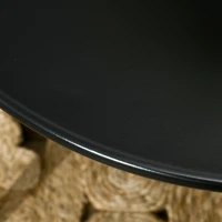 Outsunny Salon de jardin en résine tressée modulable 4 pers. 5 pièces avec 1 canapé 2 fauteuils et 2 tables basses rondes sable(m-9)