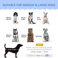 PawHut Dog Sofa, Pet Couch Bed for Medium, Large Dogs, with Legs, Cushion - Grey(m-4)